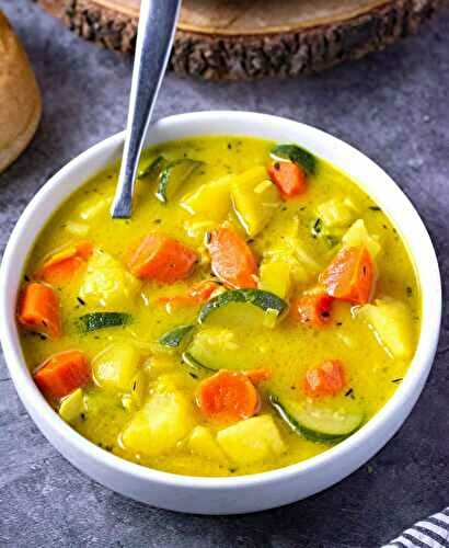 Vegan Potato Leek Carrot Soup