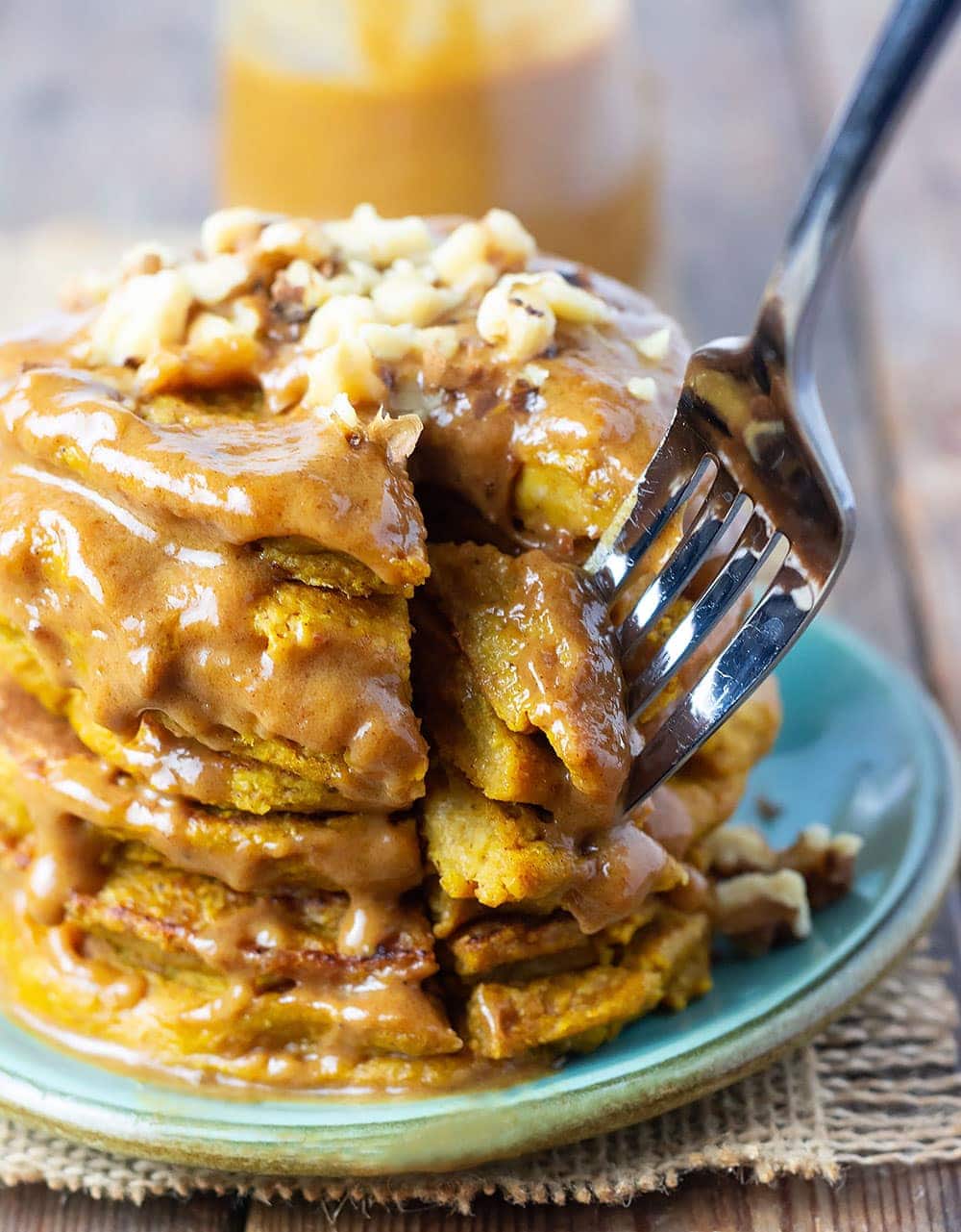 Vegan Pumpkin Pancakes