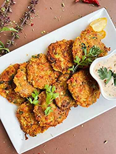 Zucchini potato fritters