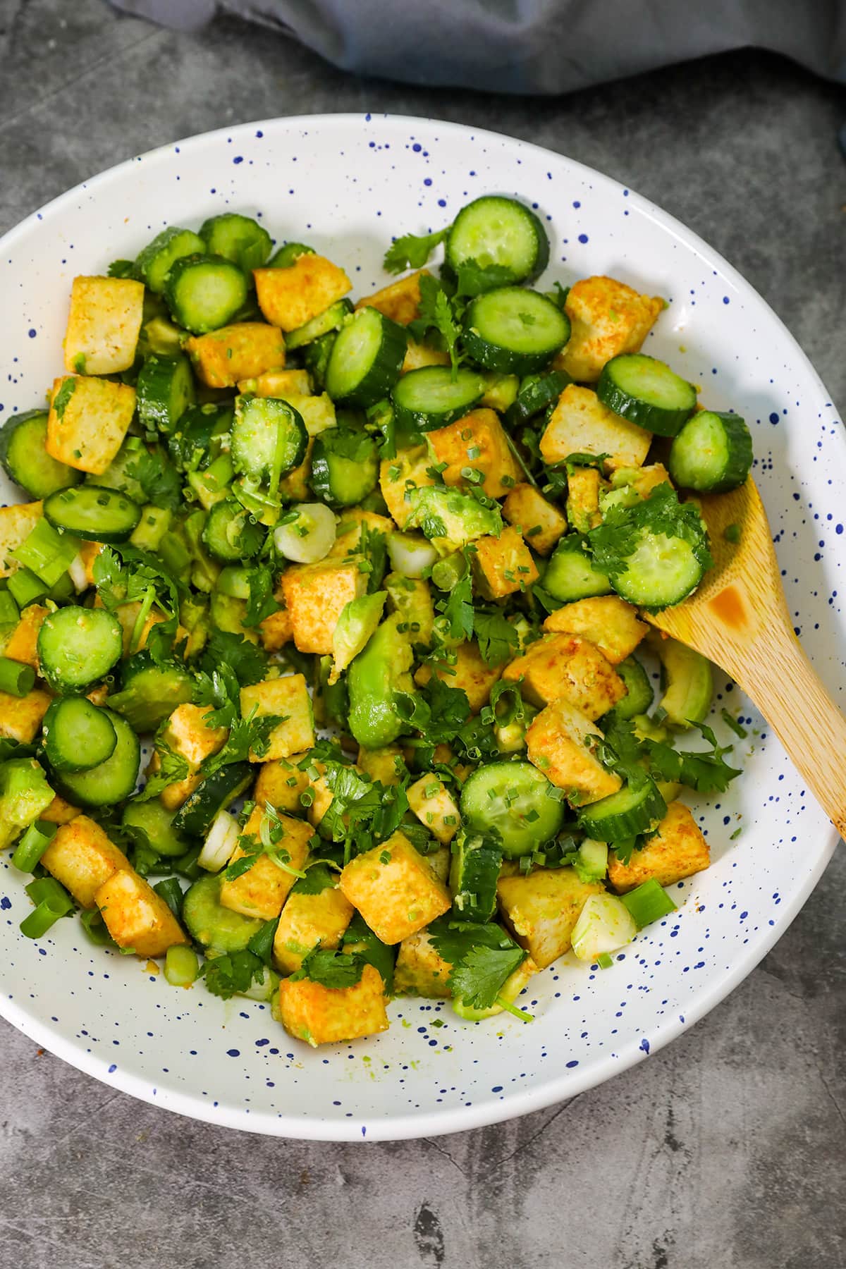 Avocado Tofu Salad