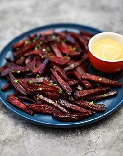 Beet Fries With Chipotle Aioli