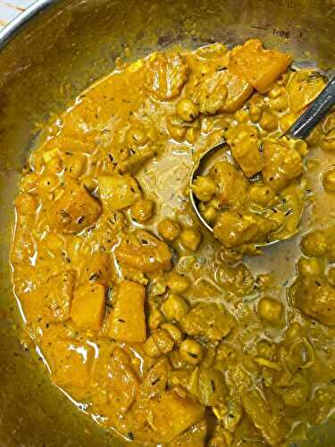 Butternut Squash Chickpea Curry