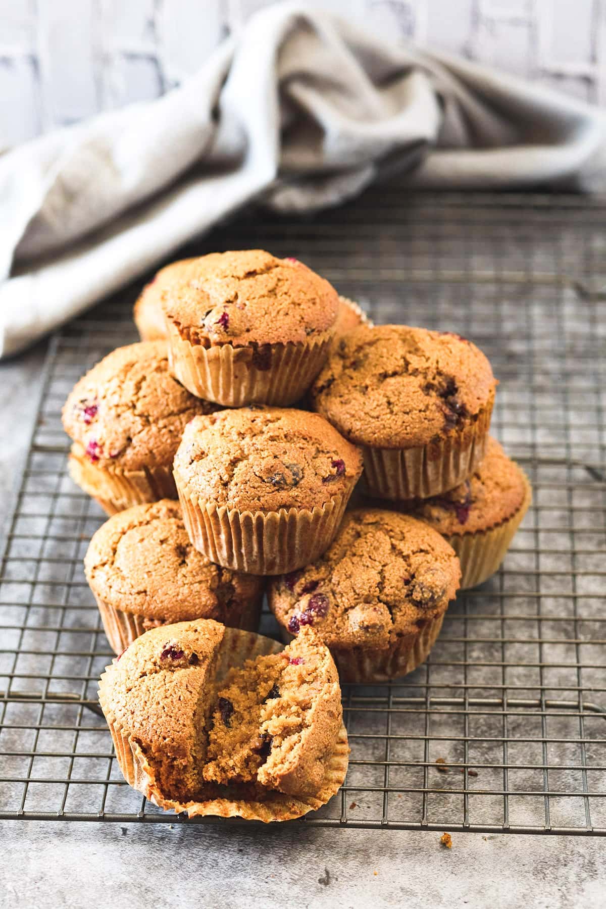 Healthy Cranberry Muffins