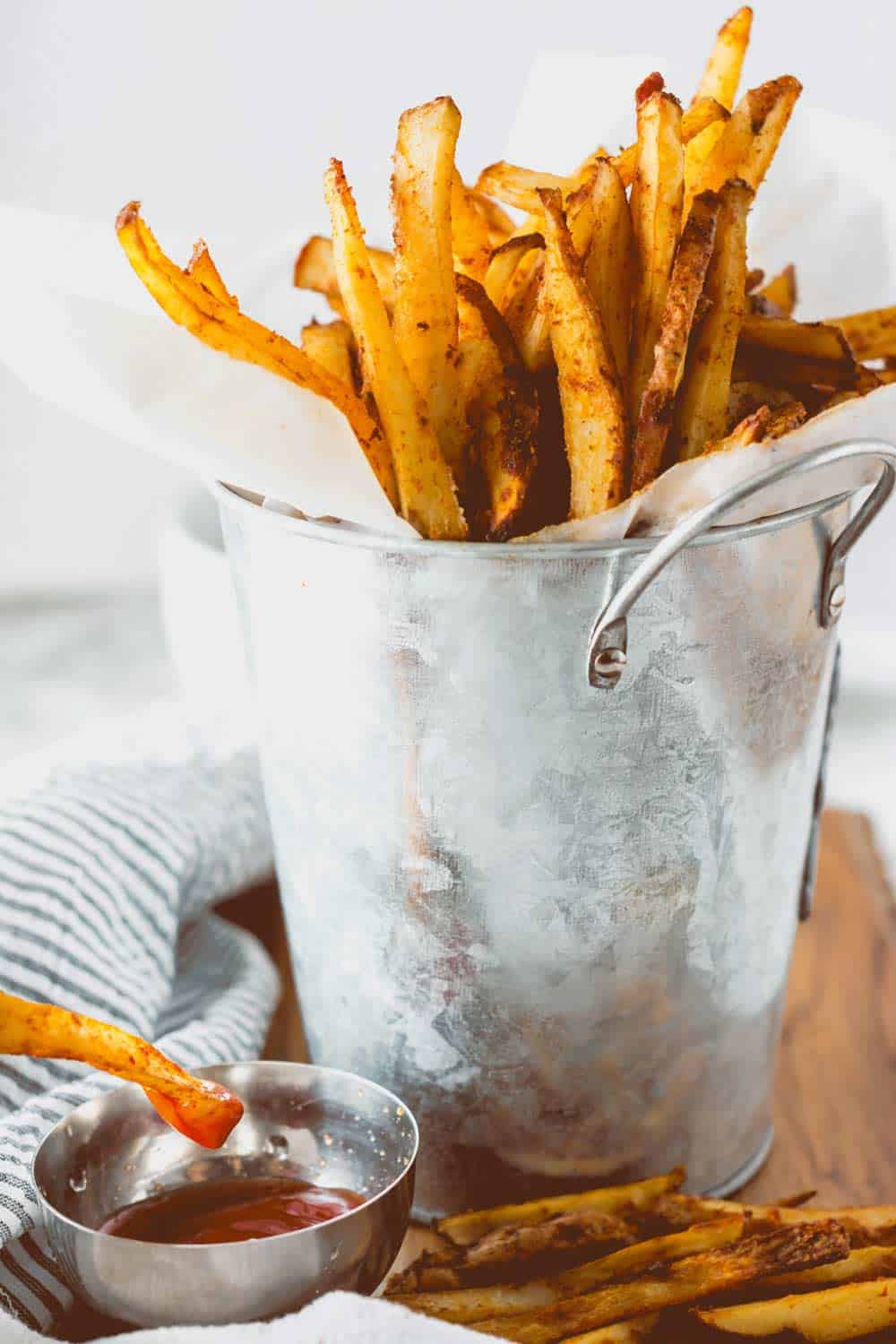 Oven Baked BBQ Fries