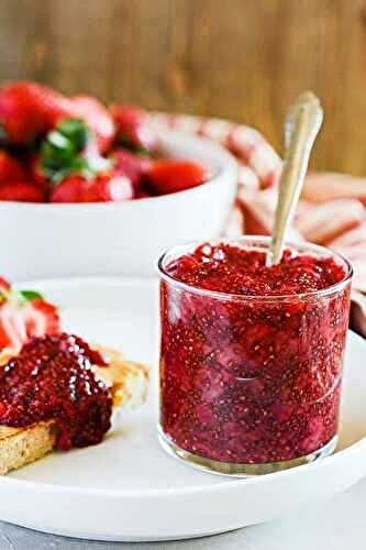 Strawberry Jam with Chia Seeds