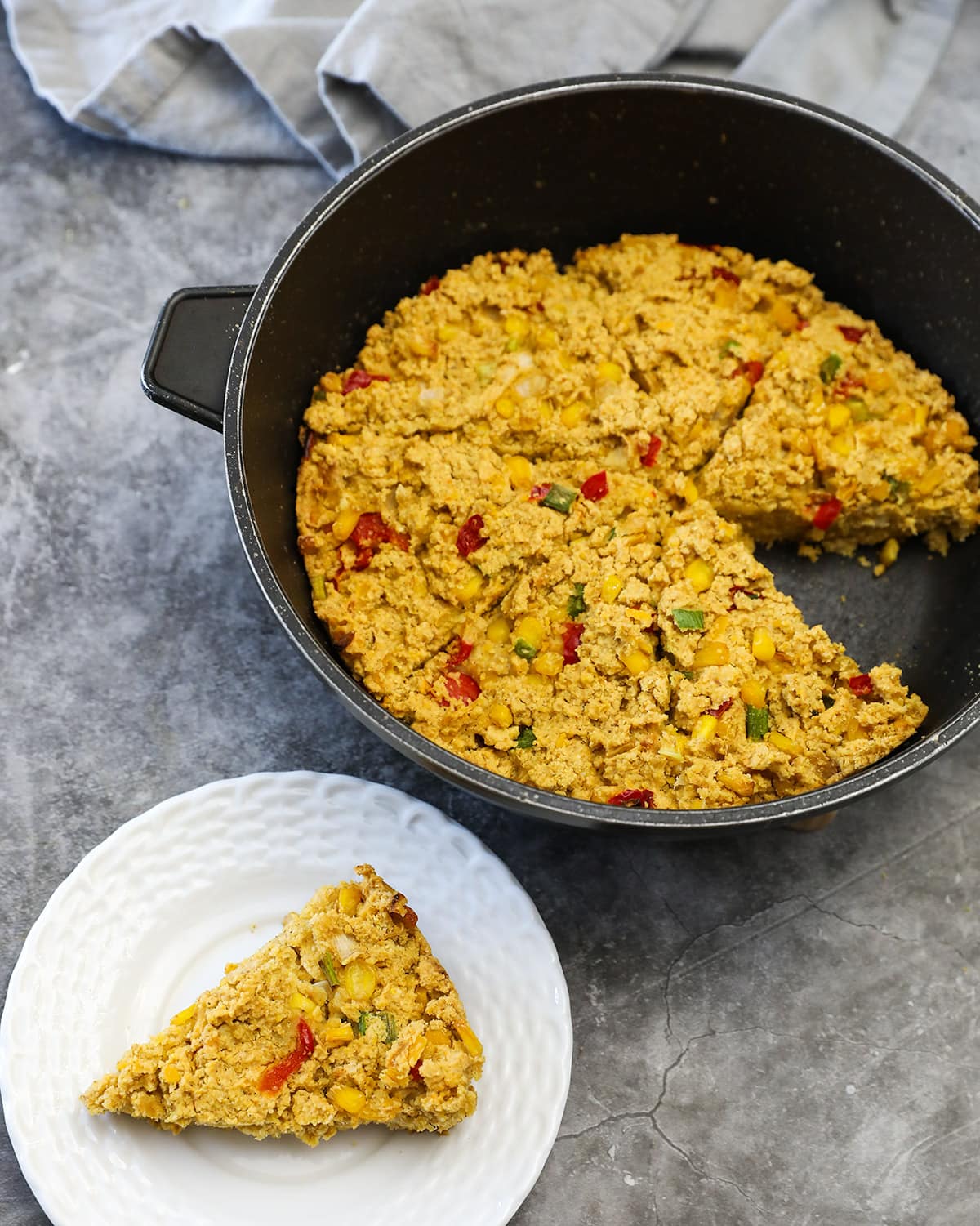 Vegan Creole Cornbread