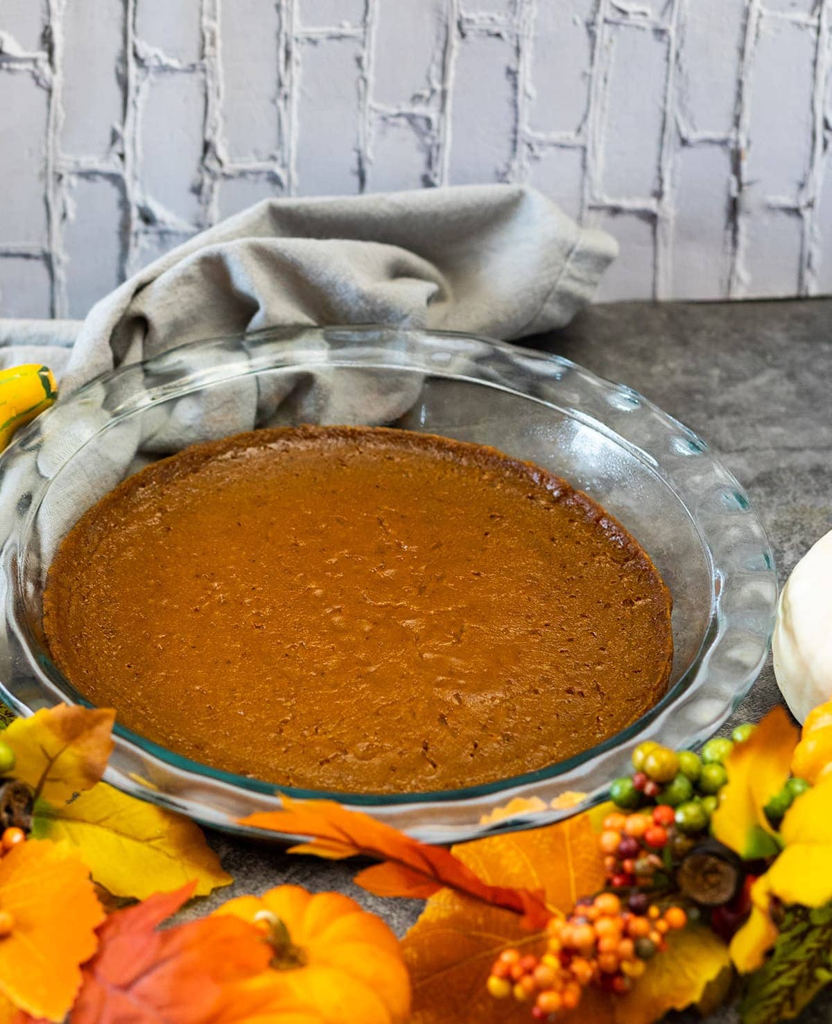 Vegan Crustless Pumpkin Pie