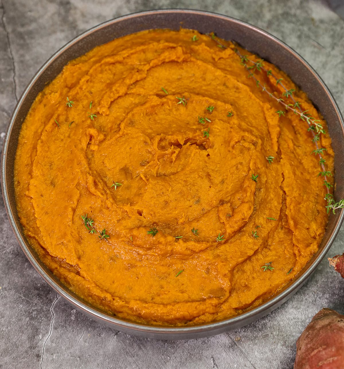 Vegan Mashed Sweet Potatoes