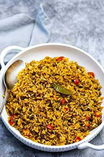 Vegan Trinidadian Brown Rice Pelau