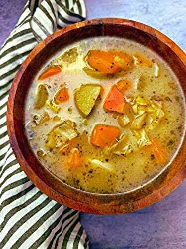 Creamy Butternut Squash and Chayote Soup