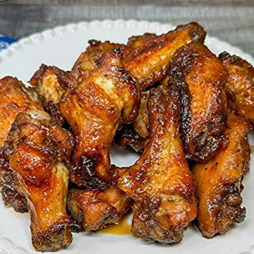 Molasses Glazed Chicken Wings