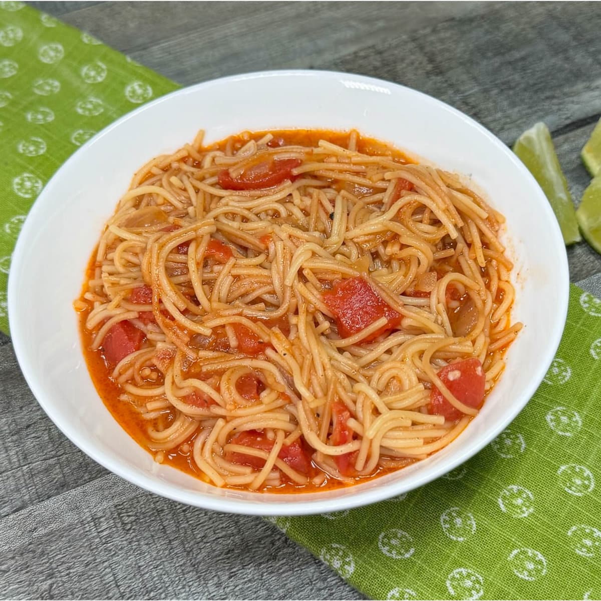 Traditional Mexican Sopa de Fideos