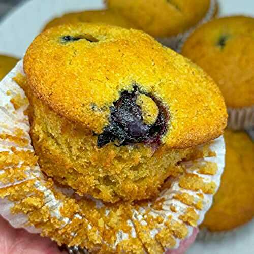 Elvis' Blueberry Corn Muffins