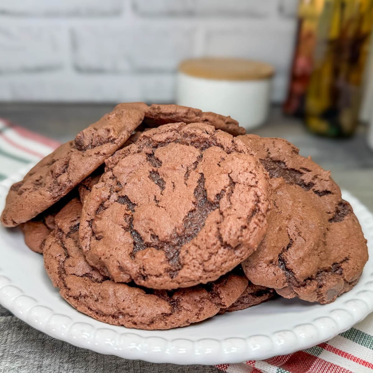 Chocolate Cake Mix Cookies