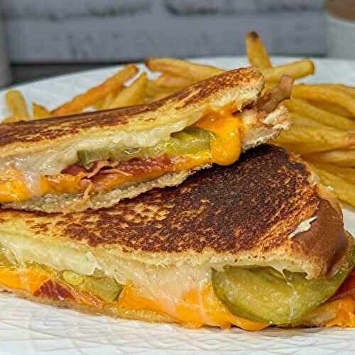 Dill Pickle Bacon Grilled Cheese