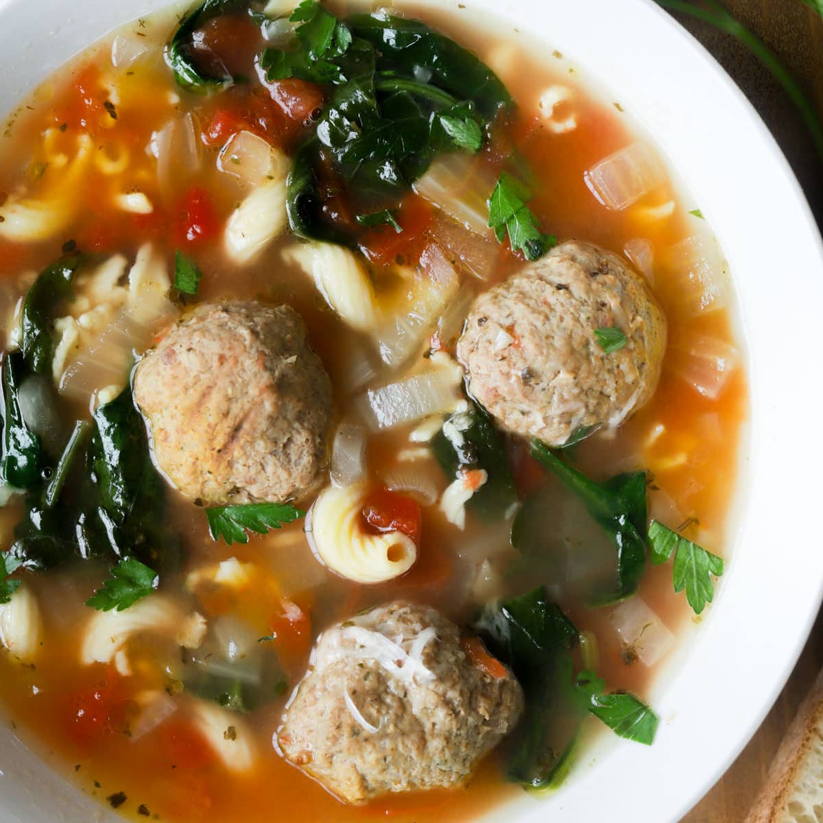 Slow Cooker Meatball Soup