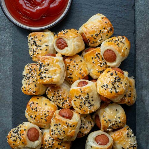 Pigs in a Blanket with Puff Pastry