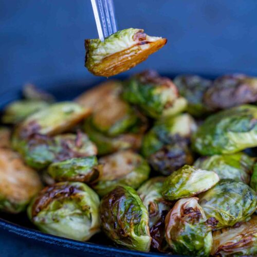 Soy Brown Sugar Brussels Sprouts