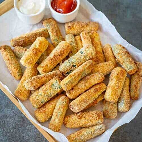 Zucchini fries in Air Fryer