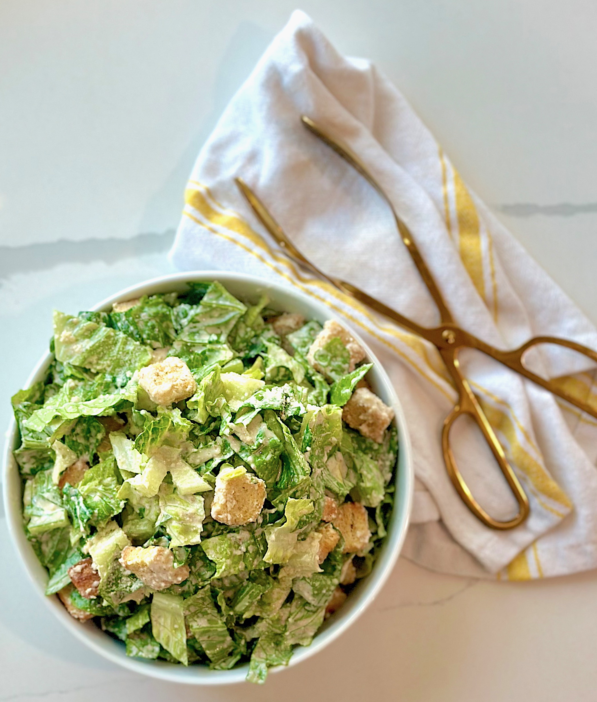 Classic Homemade Caesar Salad