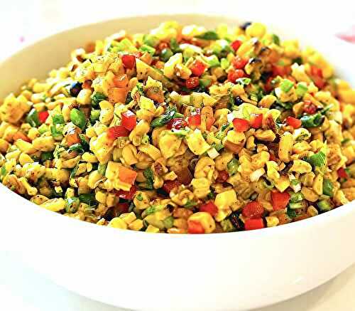 Grilled Corn Salad with Fresh Lime Dressing