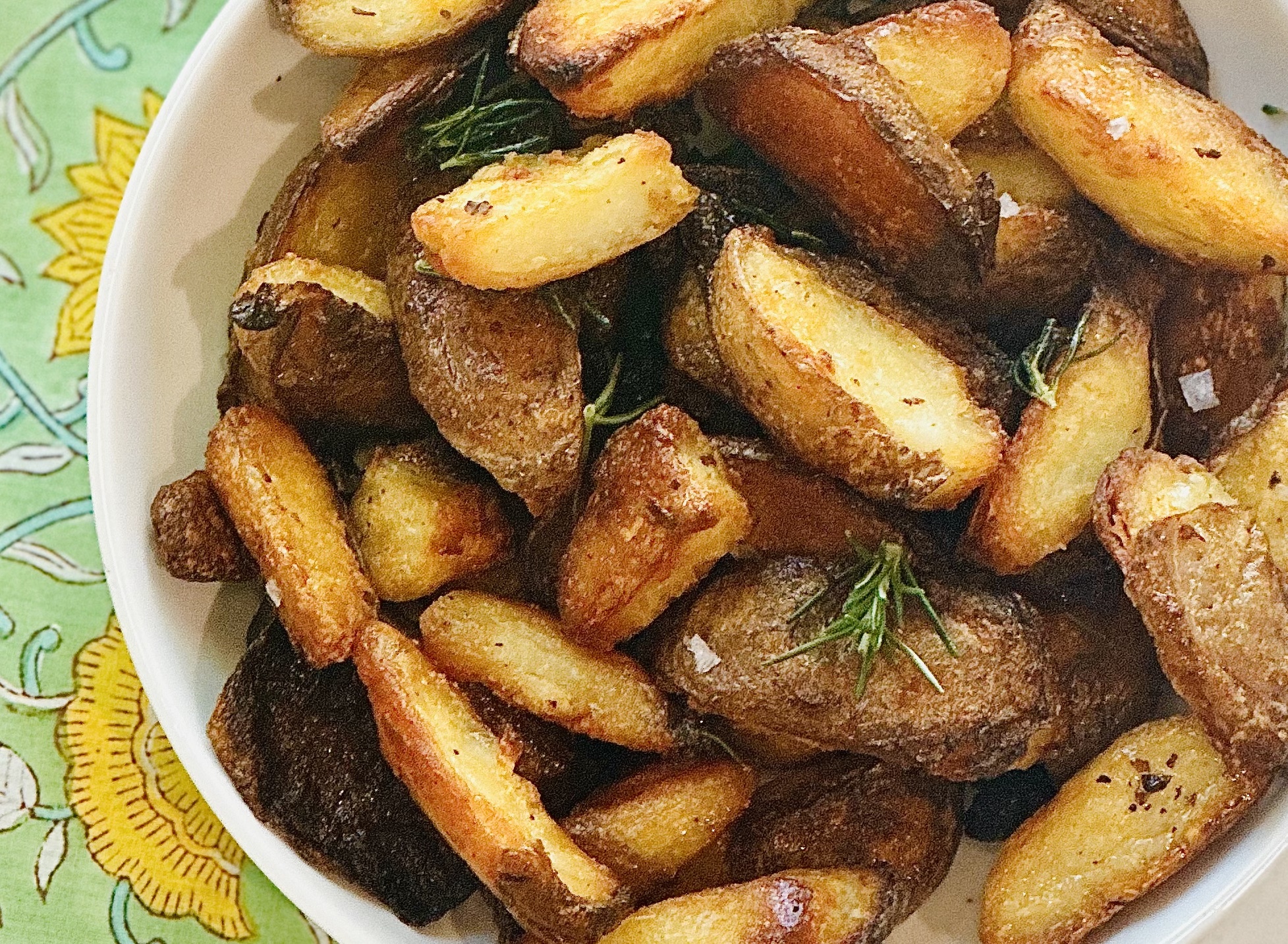 Crispy Duck Fat Oven Roasted Potatoes