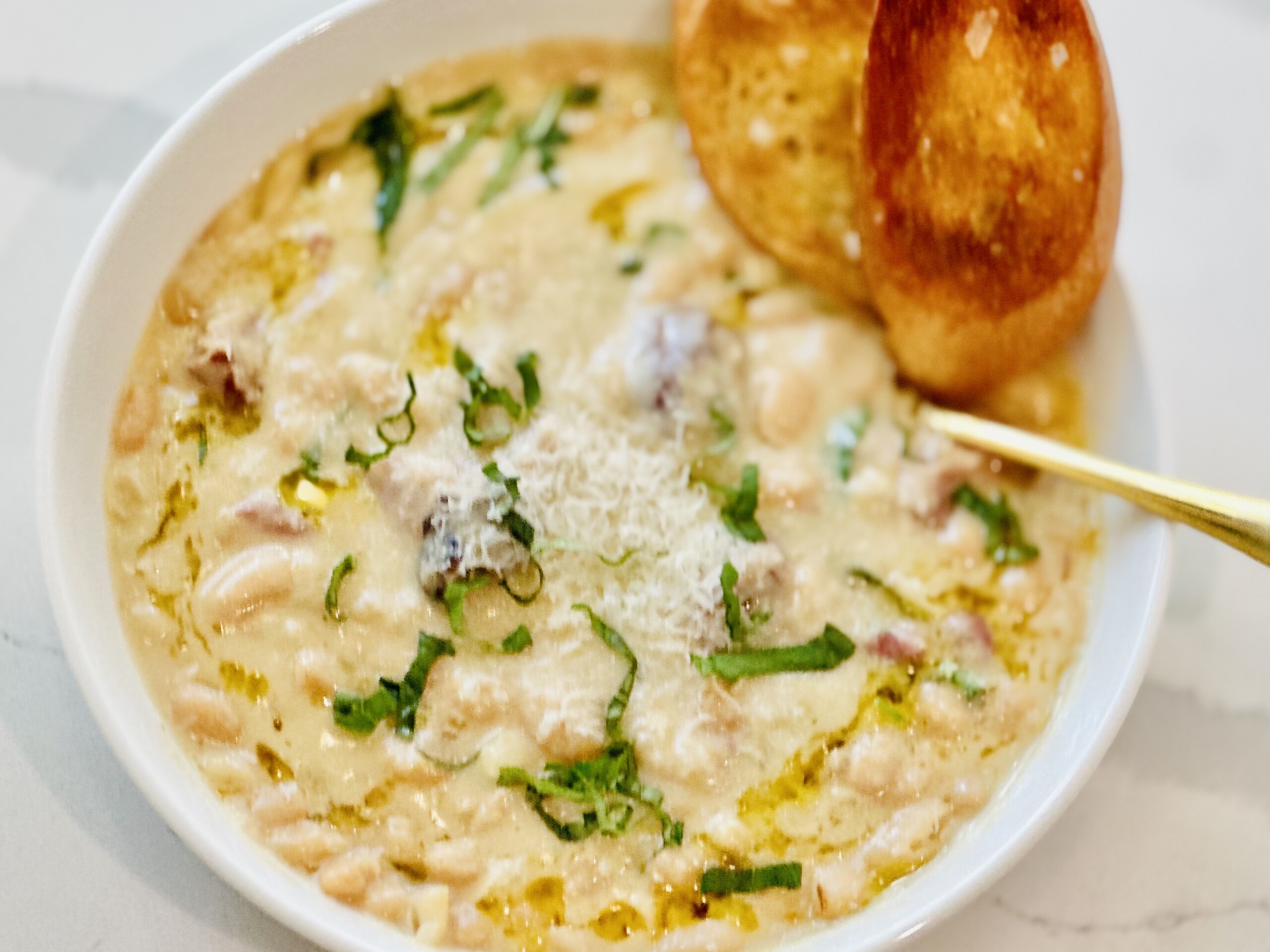 Creamy Italian White Bean Soup