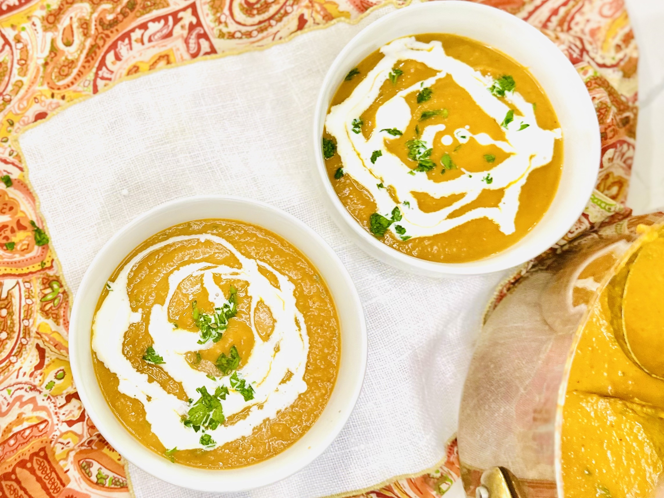 Creamy Pumpkin Soup with Canned Pumpkin