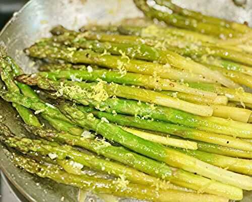 Easy Lemon Garlic Asparagus