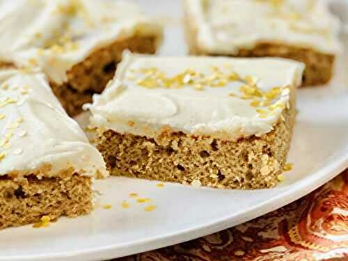 Easy Pumpkin Bars with Maple Cream Cheese Frosting