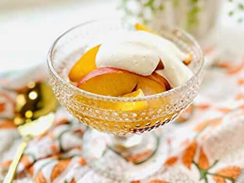 Prosecco Peaches and Cream