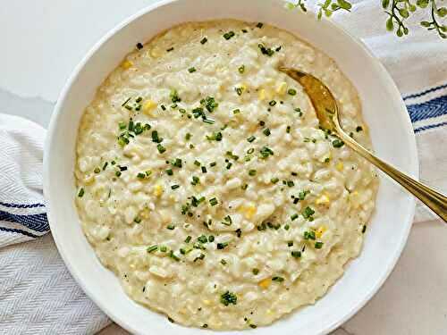 Creamy Fresh Corn Risotto