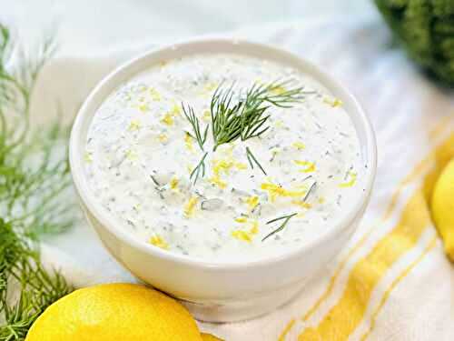 Easy Lemon Dill Sauce