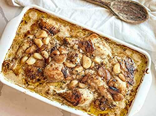 Rustic Creamy Garlic Chicken