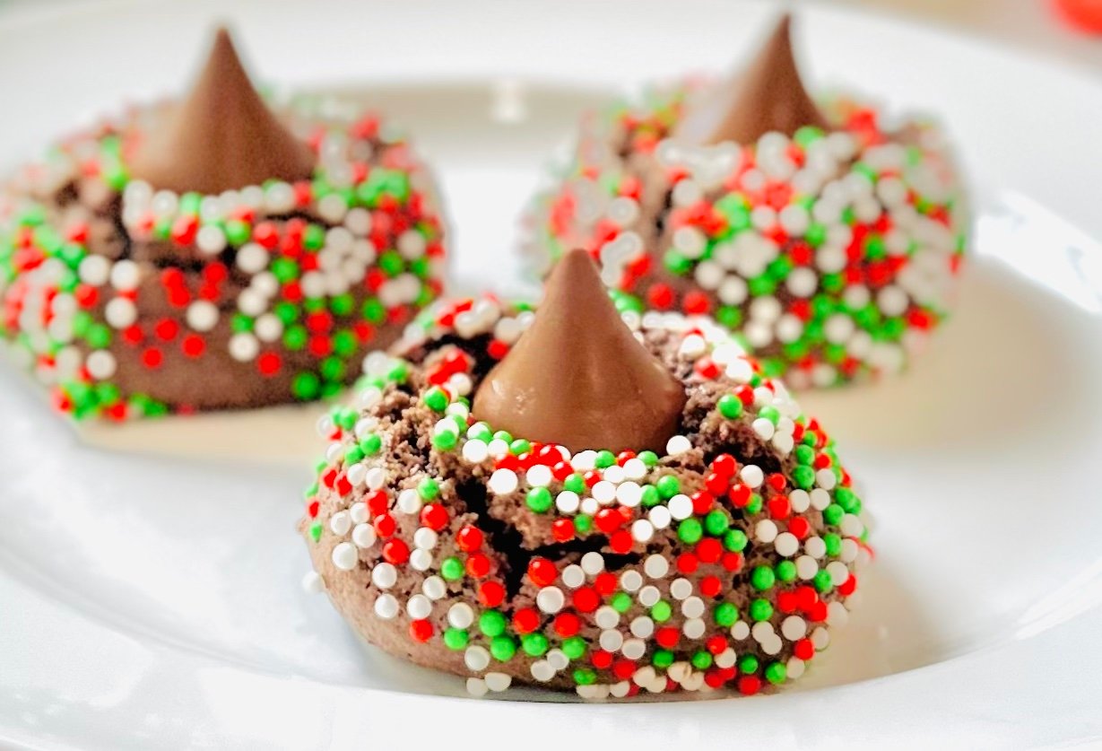 Chocolate Hershey Kiss Cookies