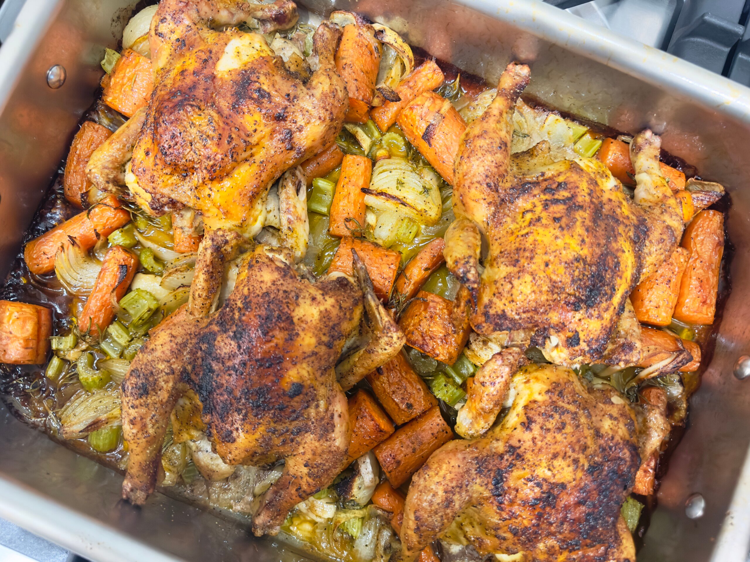 Roasted Cornish Hens