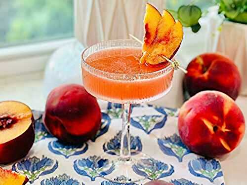 Fresh Peach Martini