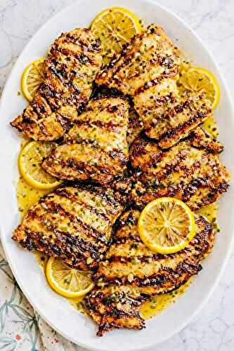 Grilled Lemon Garlic Chicken