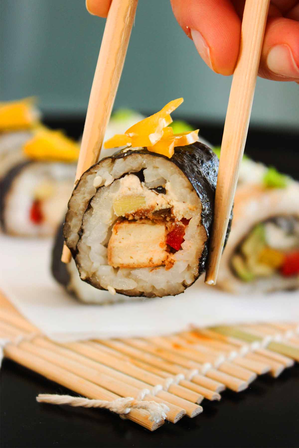 Vegetable Sushi Rolls (Vegan Sushi)