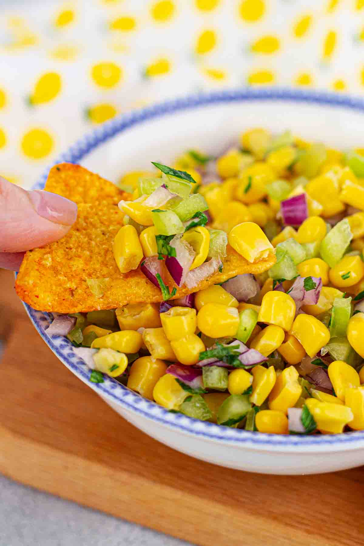 Chipotle Roasted Chili Corn Salsa