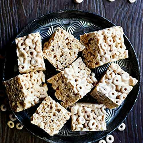 Easy 3-Ingredient Peanut Butter Cereal Bars Recipe