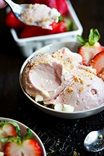 Cottage Cheese Strawberry Ice Cream (Ninja Creami Recipe)