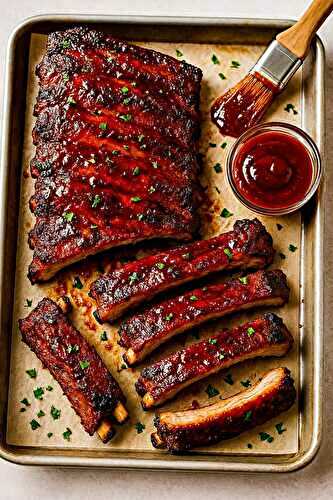 Easy Oven-Baked BBQ Ribs – Tender, Juicy, and Ready Fast!