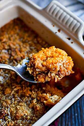 Sweet Potato Casserole with Pecan Topping – Classic Holiday Side Dish