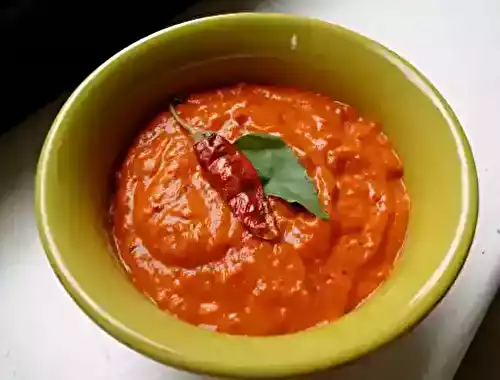 Red Bell Pepper Chutney Recipe