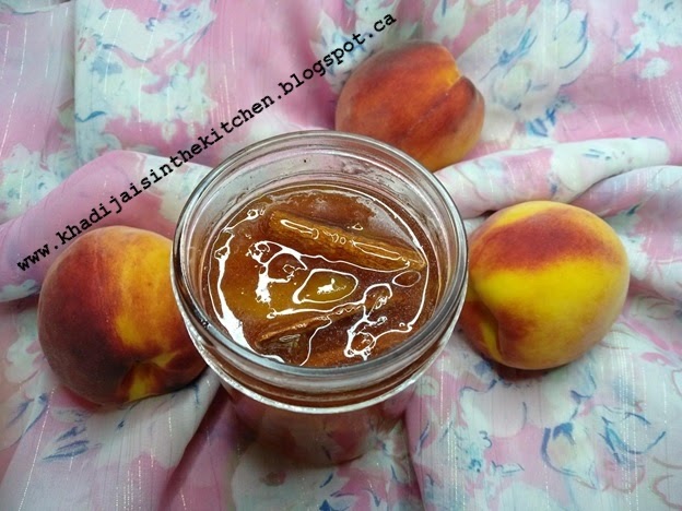 CONFITURE DE PÊCHES / PEACH JAM / MERMELADA DE MELOCOTONE / مربى الخوخ 