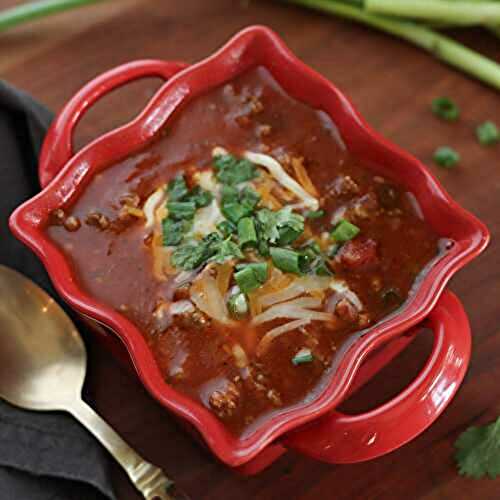 Easy Homemade Chili Soup