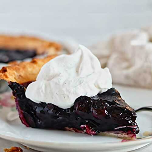 Fresh Gluten-Free Blueberry Pie