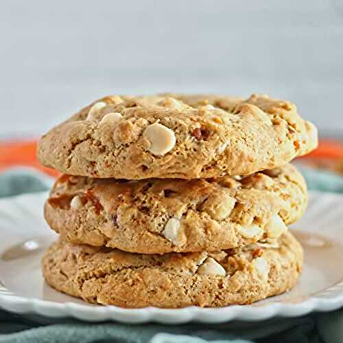 Gluten Free Carrot Cake Cookies (A Levain Bakery Copycat)