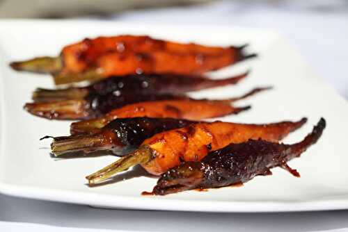 Miso Maple Roasted Carrots